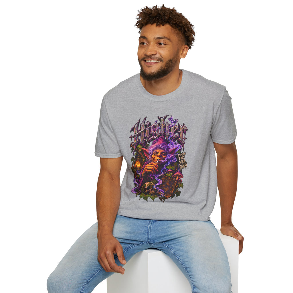 "Higher" Psychedelic Wizard T-Shirt Mystic Smoke