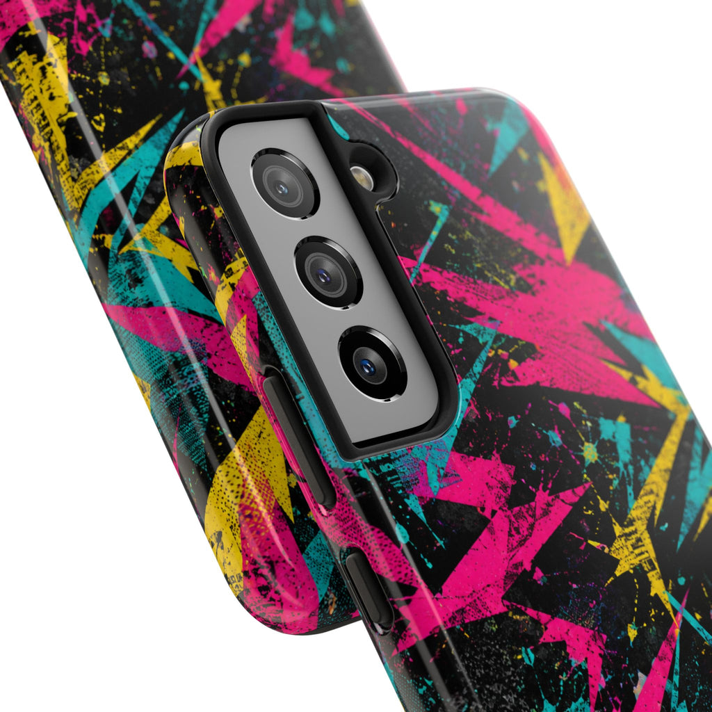 Abstract Neon Splash Tough Phone Case