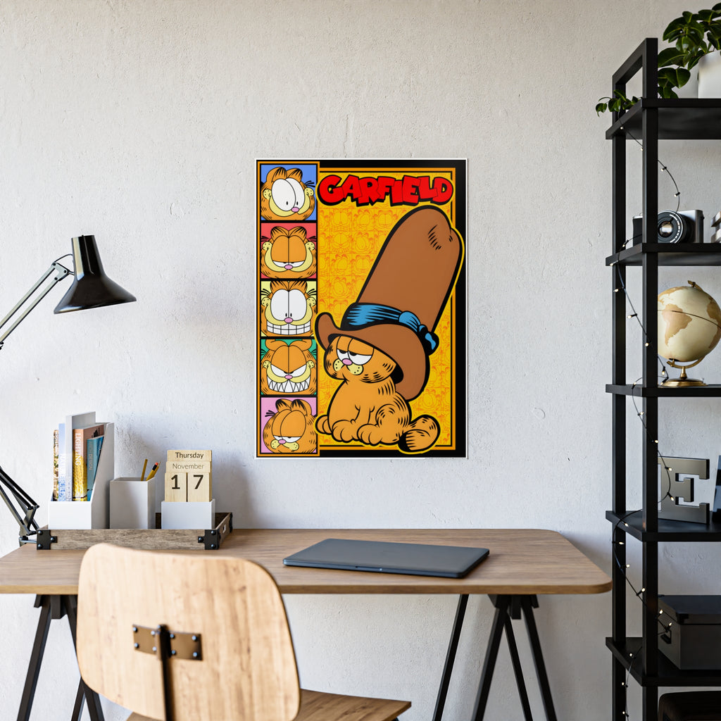 Poster — Garfield Retro Pop Art Gloss Poster