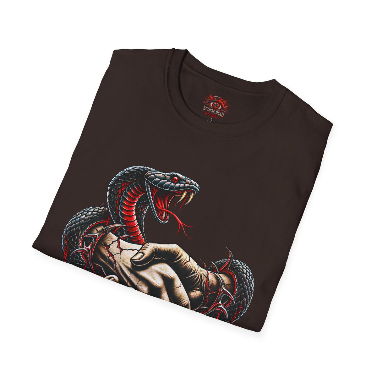 Trust No One T-Shirt — Venomous Serpent Graphic Tee