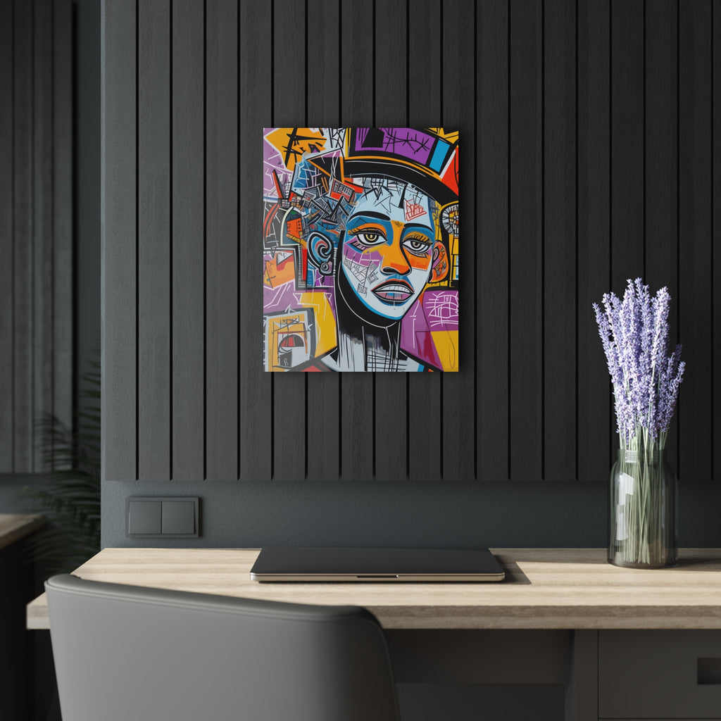 Colorful Urban Portrait Acrylic Print (French Cleat Hanging)