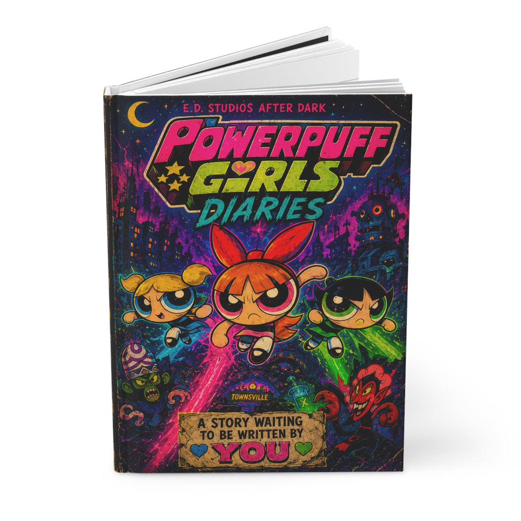 Powerpuff Girls Diaries Hardcover Journal — "A Story Waiting to Be Written by You"