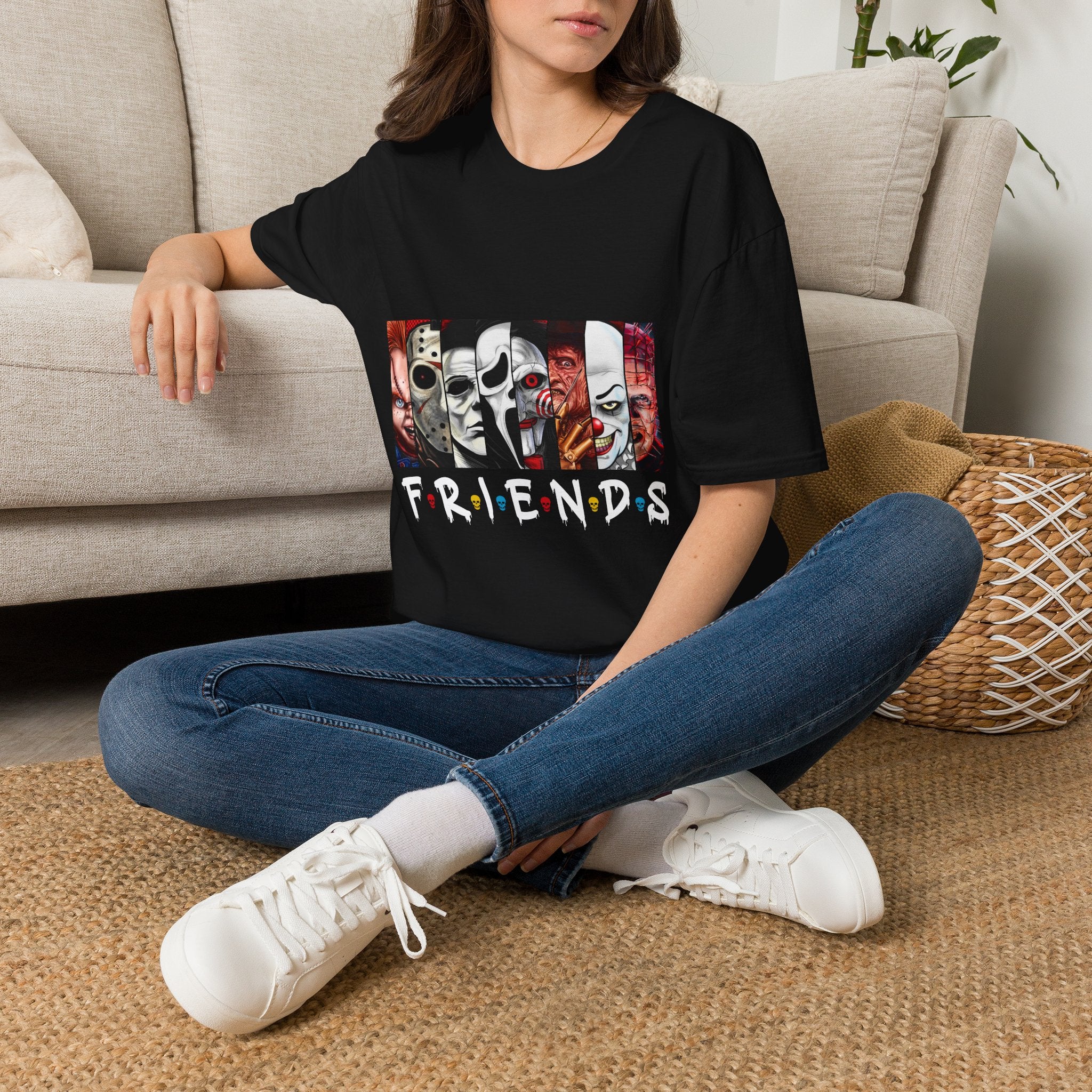 Horror Icons "Friends" T‑Shirt