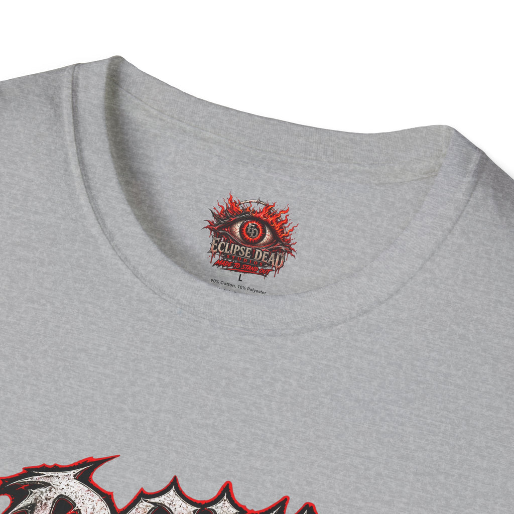 I Don't Forget Graphic T-Shirt — Gothic Middle Finger Skull Design