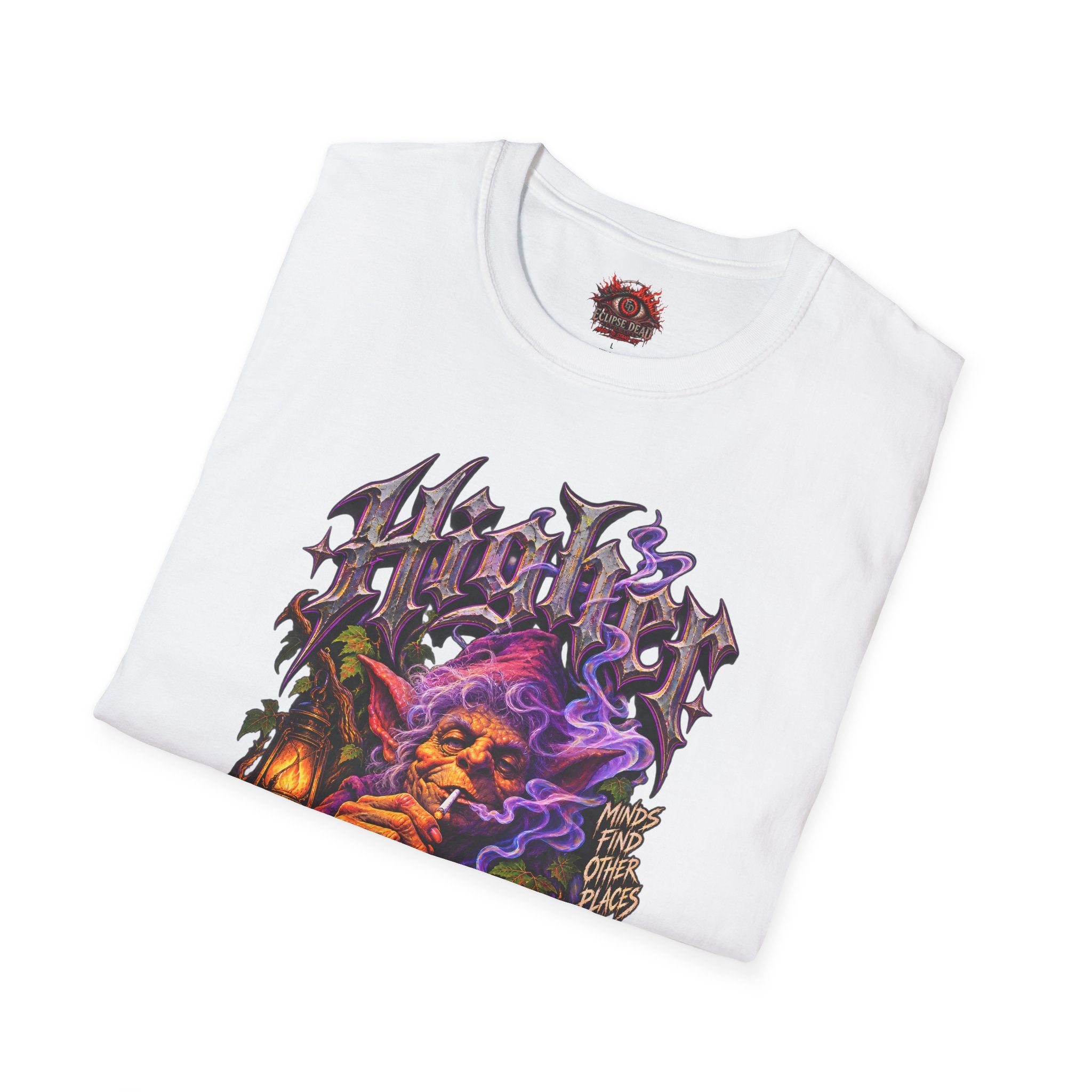 "Higher" Psychedelic Wizard T-Shirt Mystic Smoke