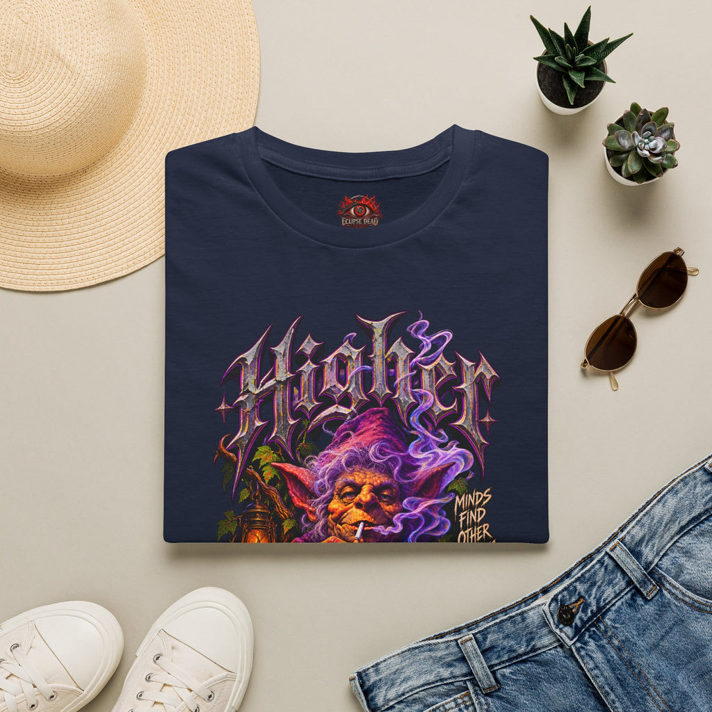 "Higher" Psychedelic Wizard T-Shirt Mystic Smoke