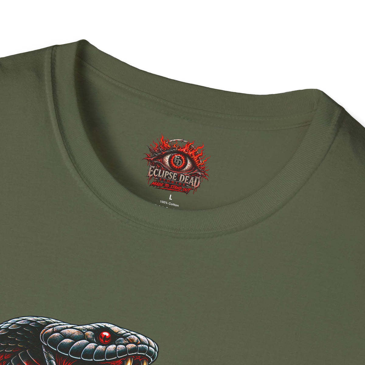 Trust No One T-Shirt — Venomous Serpent Graphic Tee