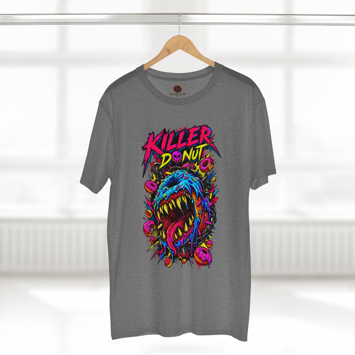 Killer Donut Graphic Tee — Neon Monster Skate Punk T-Shirt