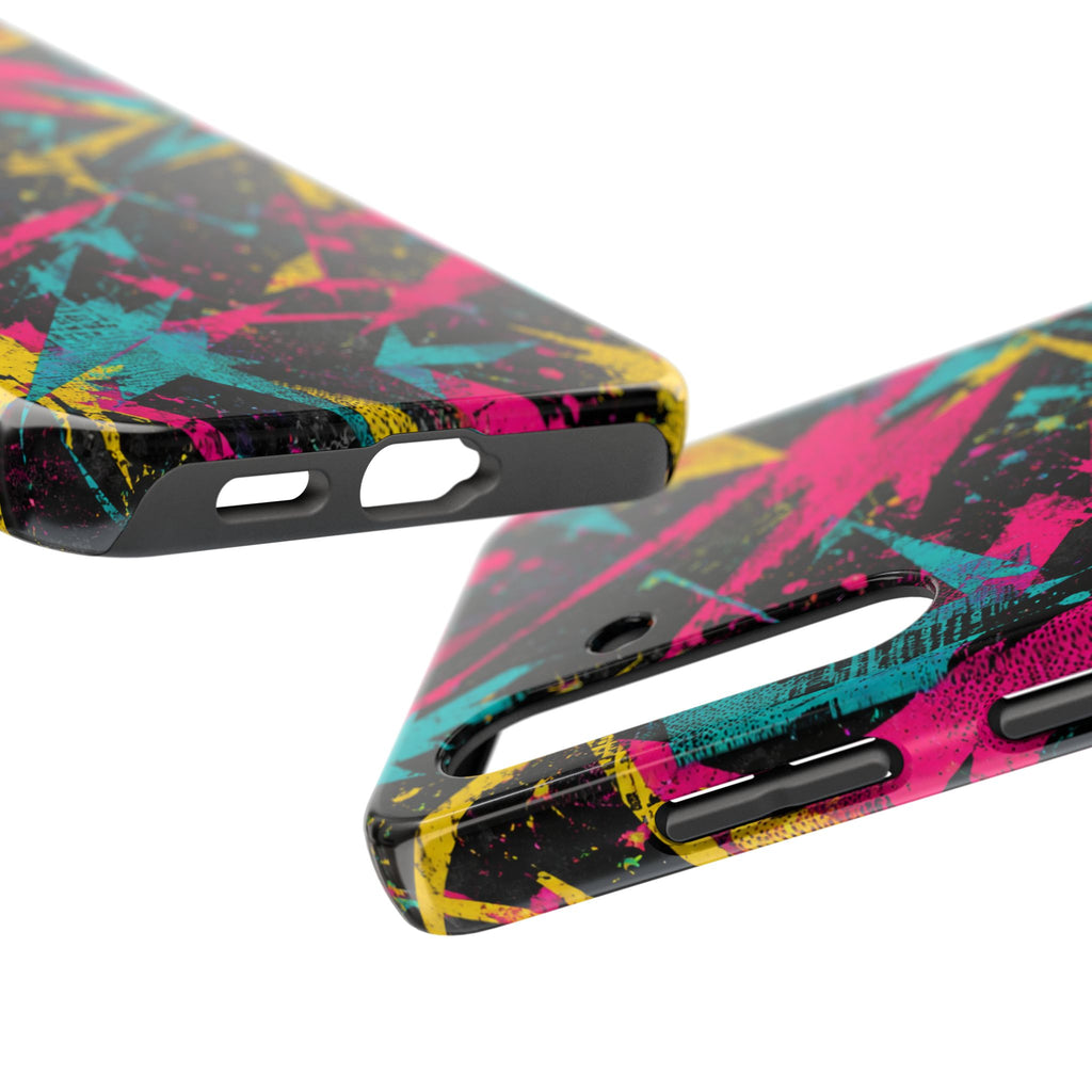 Abstract Neon Splash Tough Phone Case