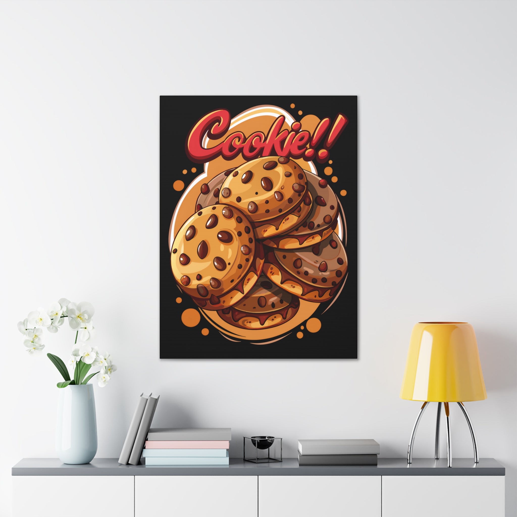 Cookie!! Chocolate Chip Poster Canvas