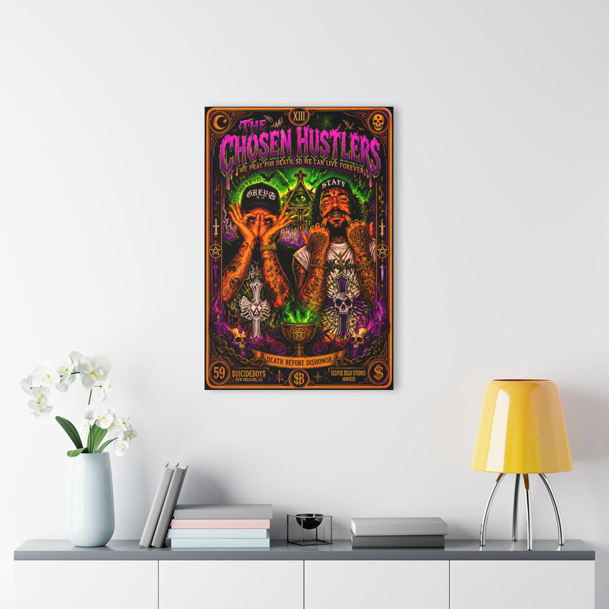 The Chosen Hustlers Acrylic Wall Art (French Cleat Hanging)