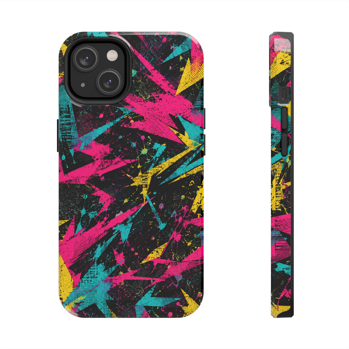 Abstract Neon Splash Tough Phone Case