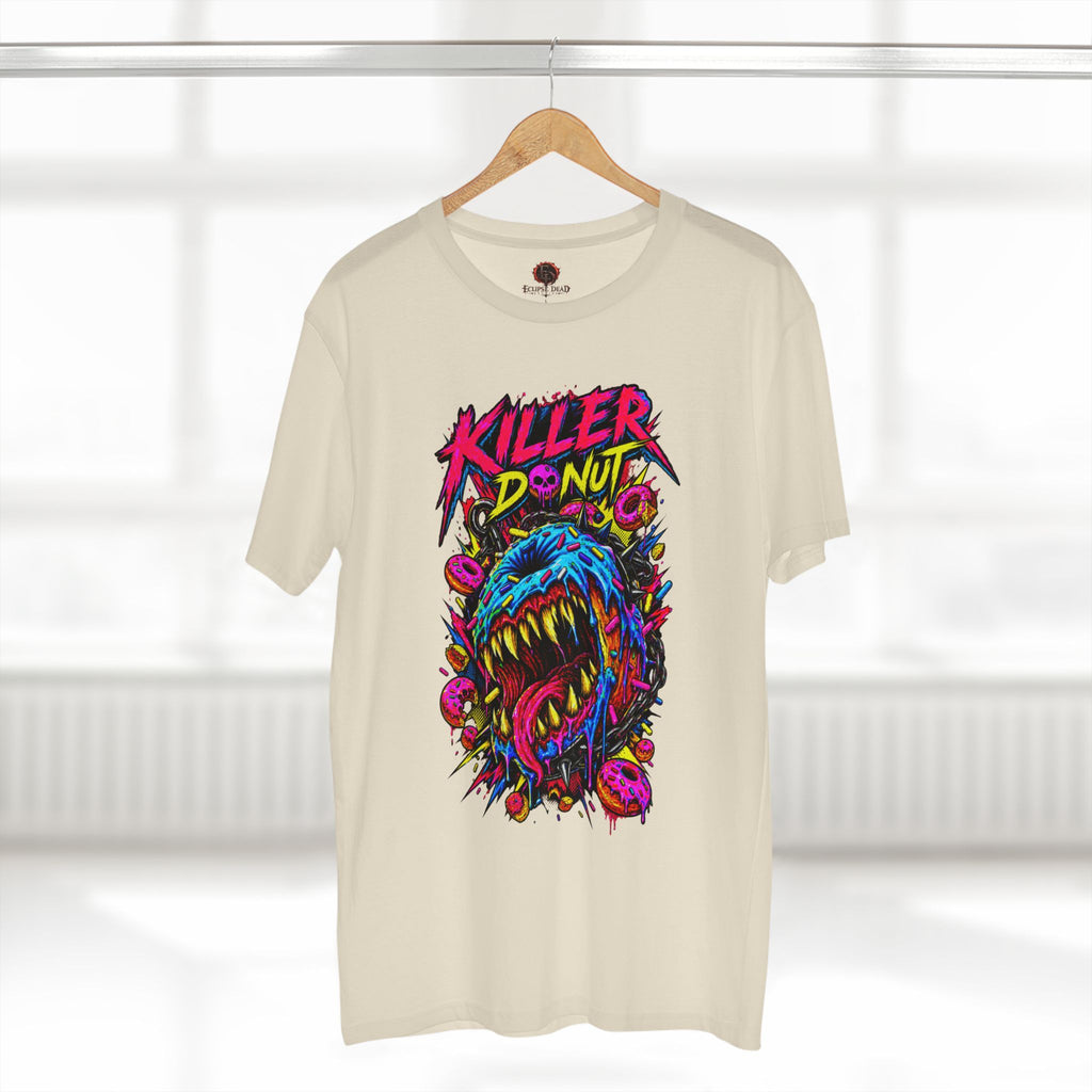 Killer Donut Graphic Tee — Neon Monster Skate Punk T-Shirt