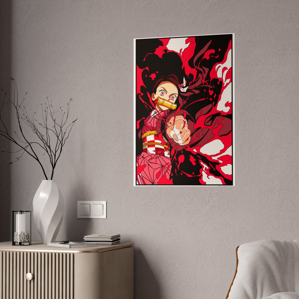 Anime Demon Slayer Poster — Nezuko Kamado Gloss Print