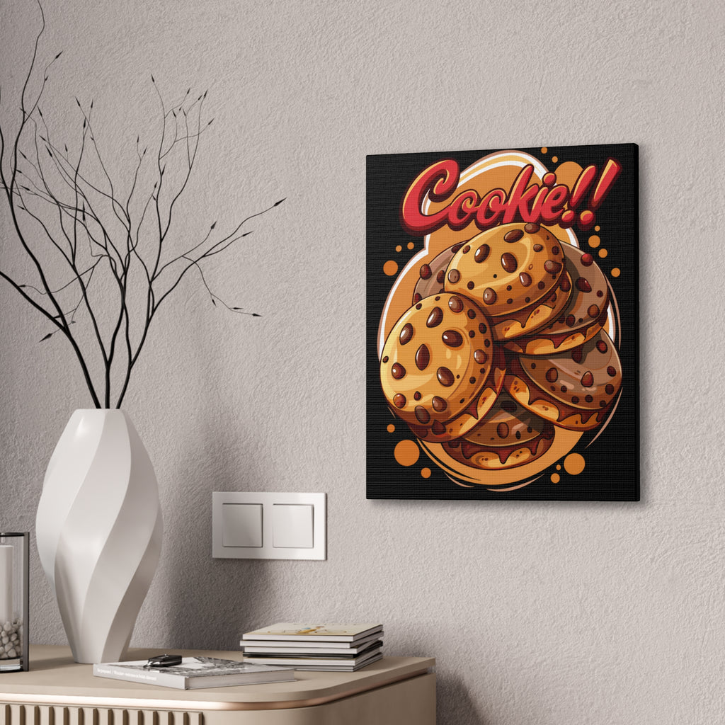 Cookie!! Chocolate Chip Poster Canvas