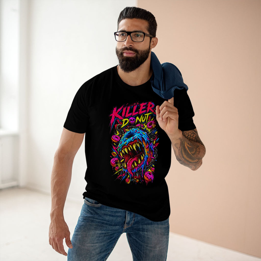 Killer Donut Graphic Tee — Neon Monster Skate Punk T-Shirt