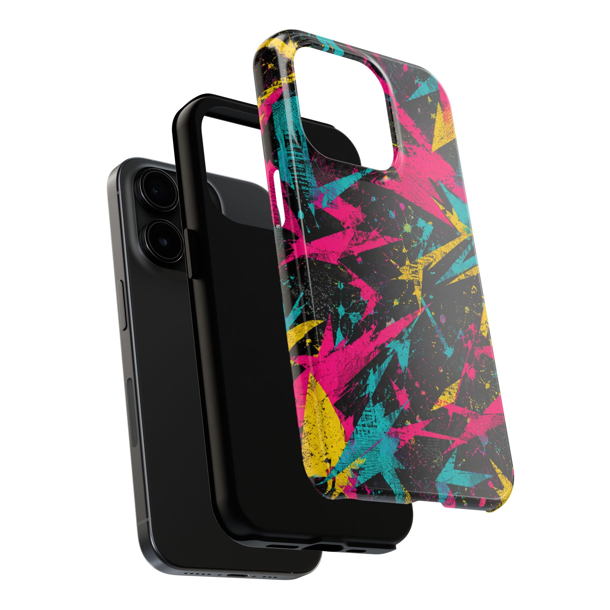 Abstract Neon Splash Tough Phone Case