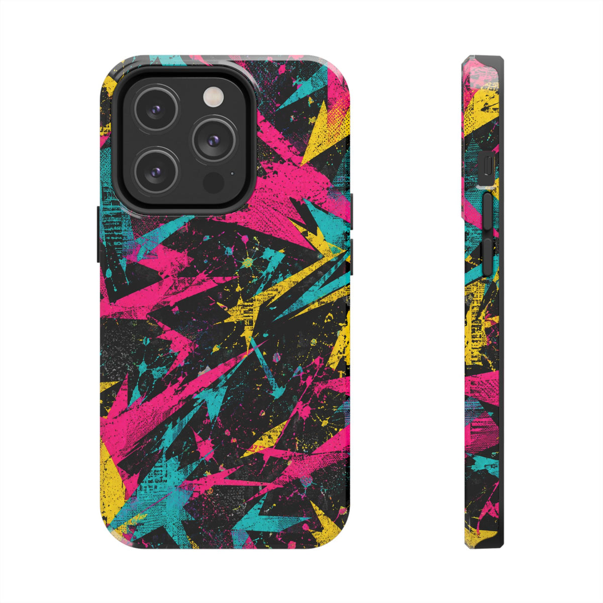 Abstract Neon Splash Tough Phone Case