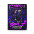 Bloodlust at Midnight Hardcover Journal | Gothic Horror Notebook, After Dark Illustration