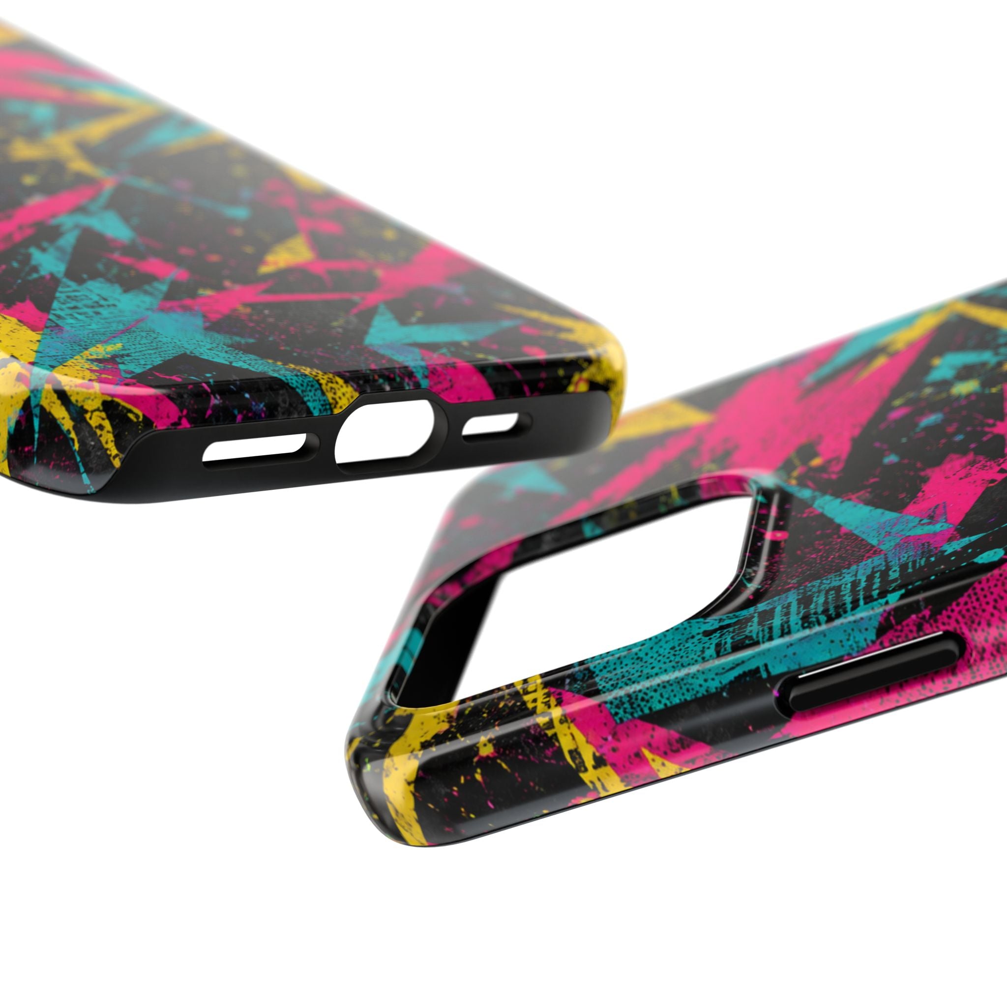 Abstract Neon Splash Tough Phone Case