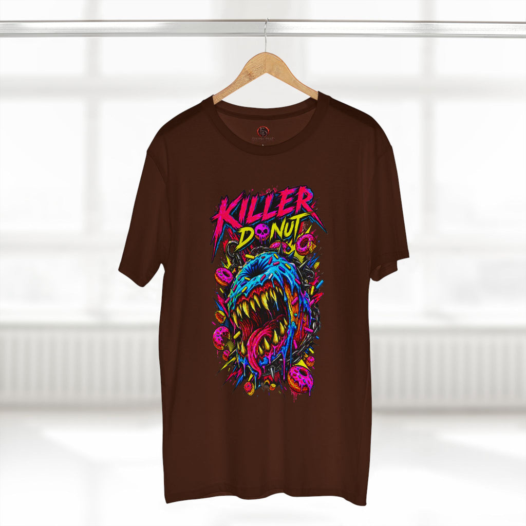 Killer Donut Graphic Tee — Neon Monster Skate Punk T-Shirt