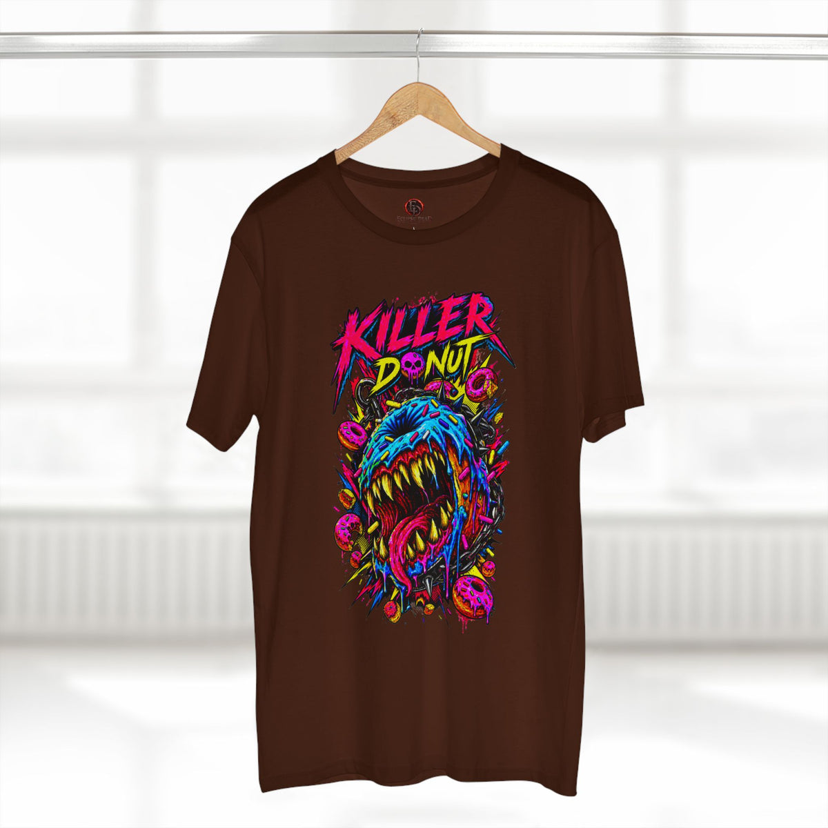 Killer Donut Graphic Tee — Neon Monster Skate Punk T-Shirt