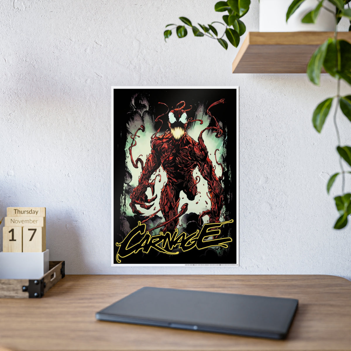 Carnage Gloss Poster — Marvel Symbiote Art Print