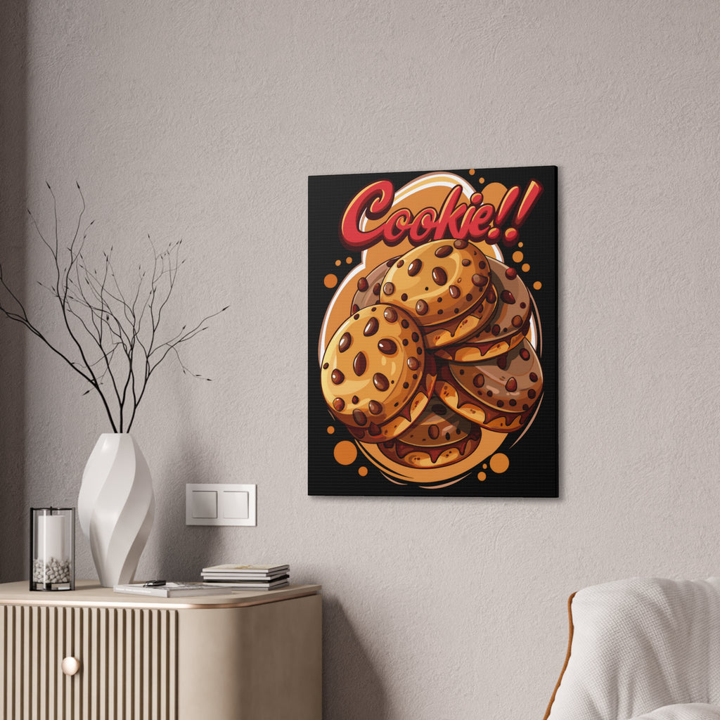 Cookie!! Chocolate Chip Poster Canvas