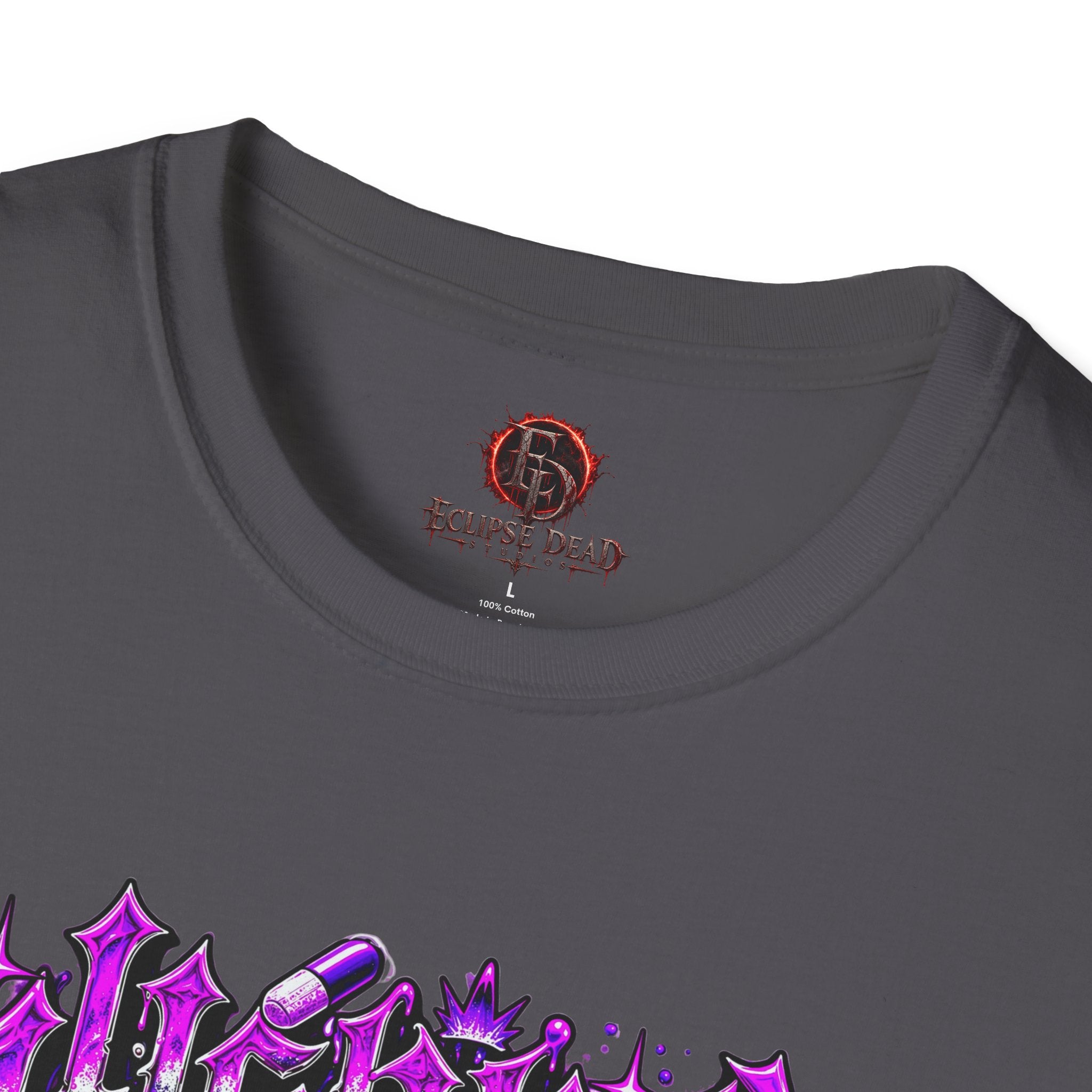 Skull Alchemist T-Shirt — Purple Gothic Potion Graphic Tee