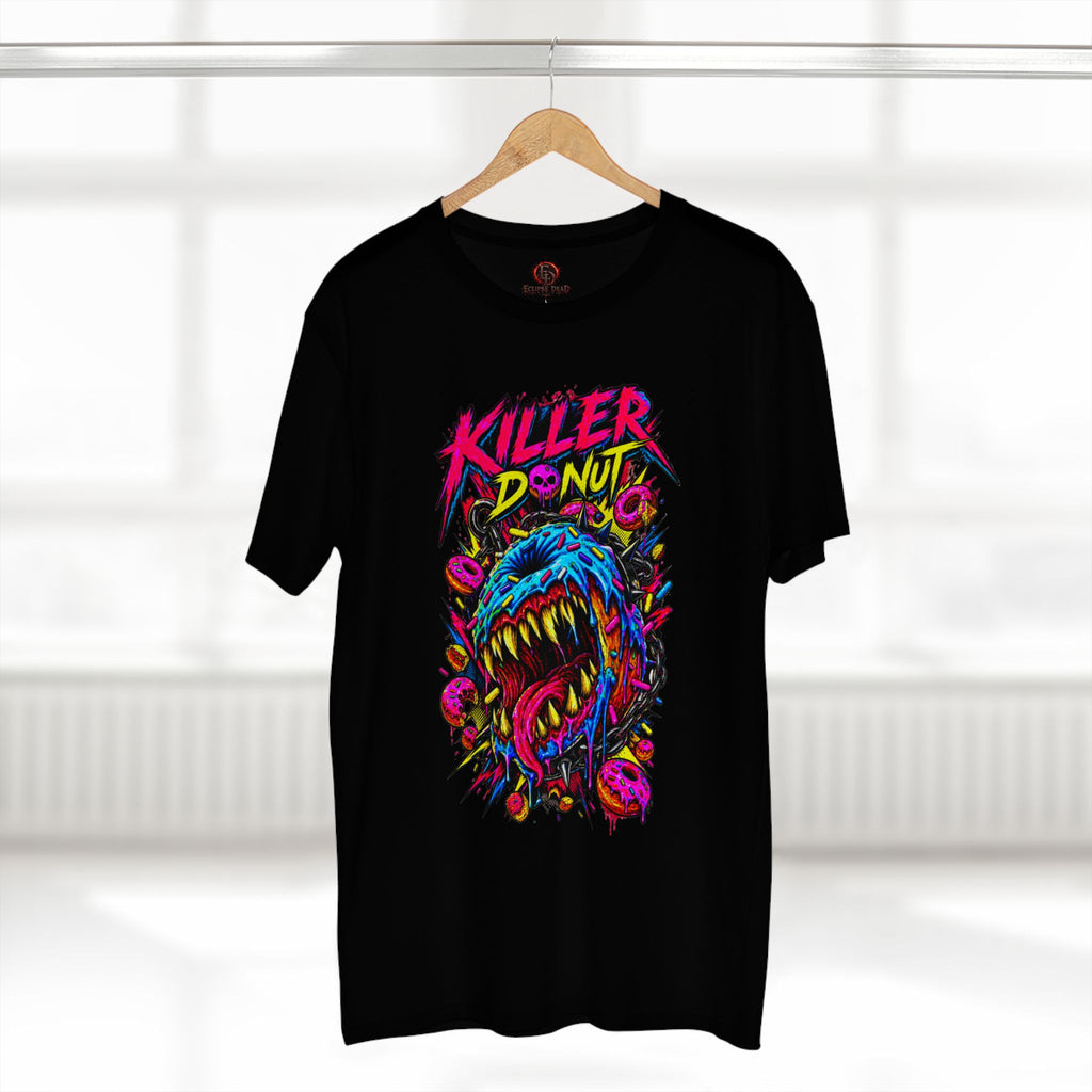 Killer Donut Graphic Tee — Neon Monster Skate Punk T-Shirt