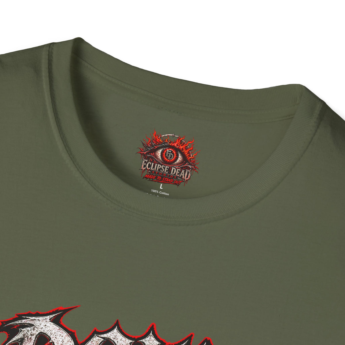 I Don't Forget Graphic T-Shirt — Gothic Middle Finger Skull Design