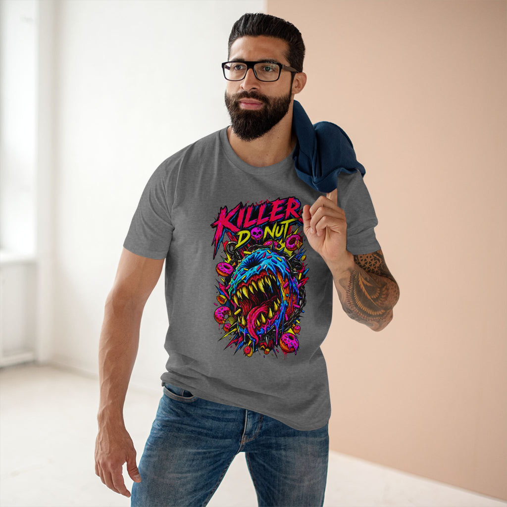 Killer Donut Graphic Tee — Neon Monster Skate Punk T-Shirt