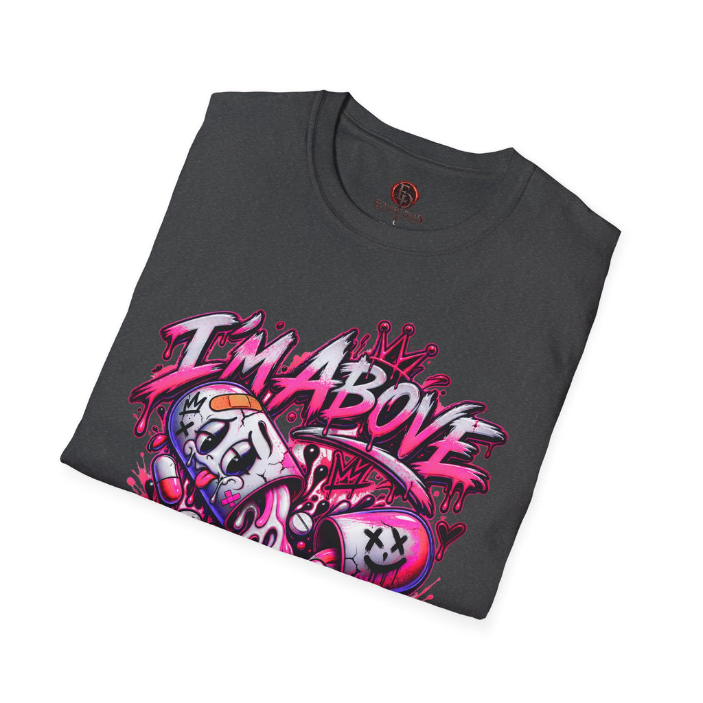 I’m Above Okay T-Shirt | Graffiti Skull Crown Streetwear Tee