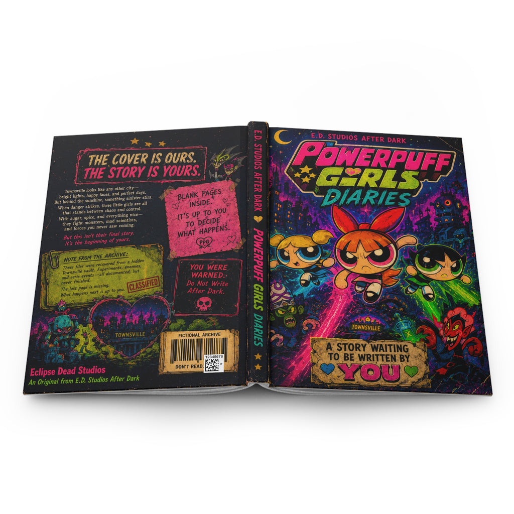 Powerpuff Girls Diaries Hardcover Journal — "A Story Waiting to Be Written by You"