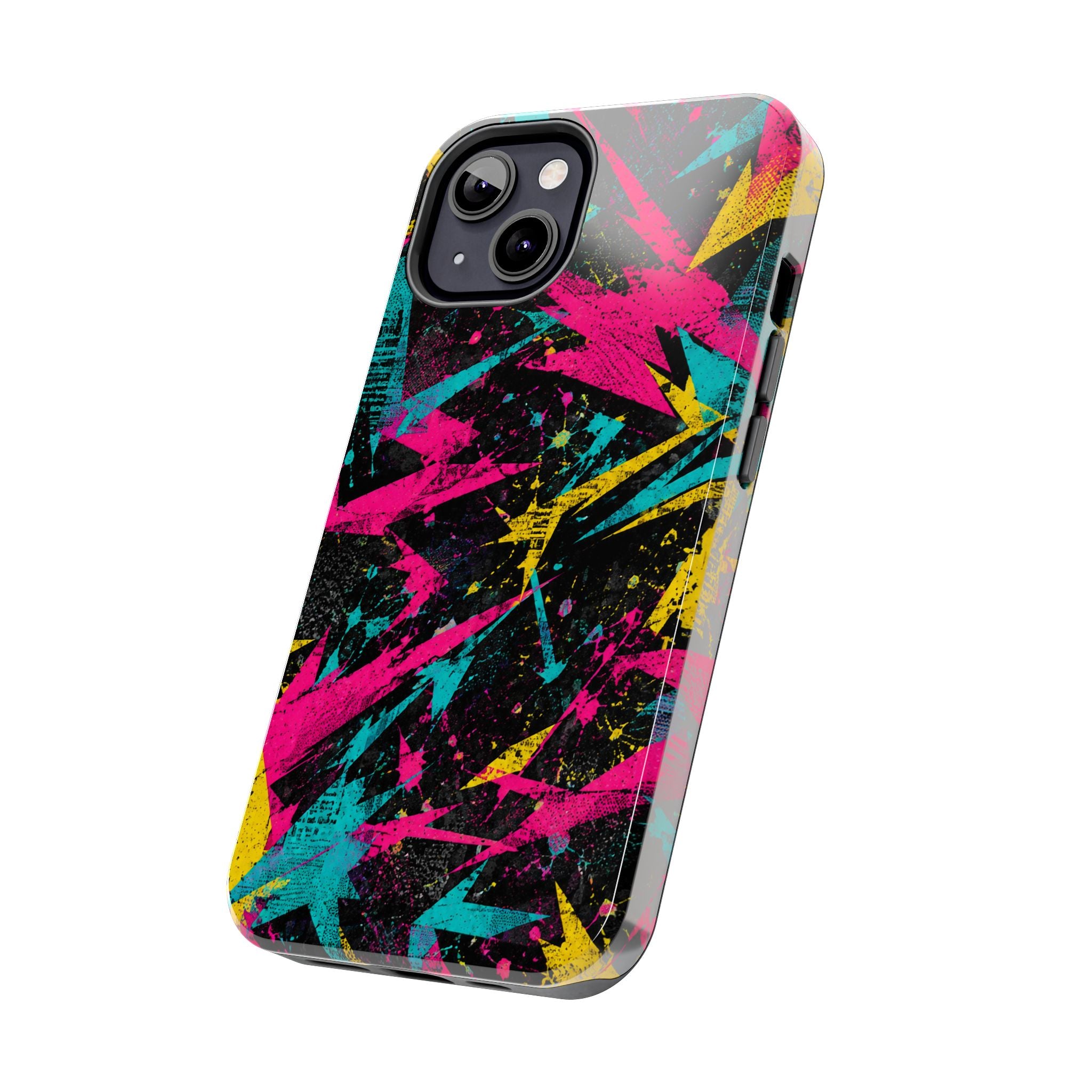 Abstract Neon Splash Tough Phone Case