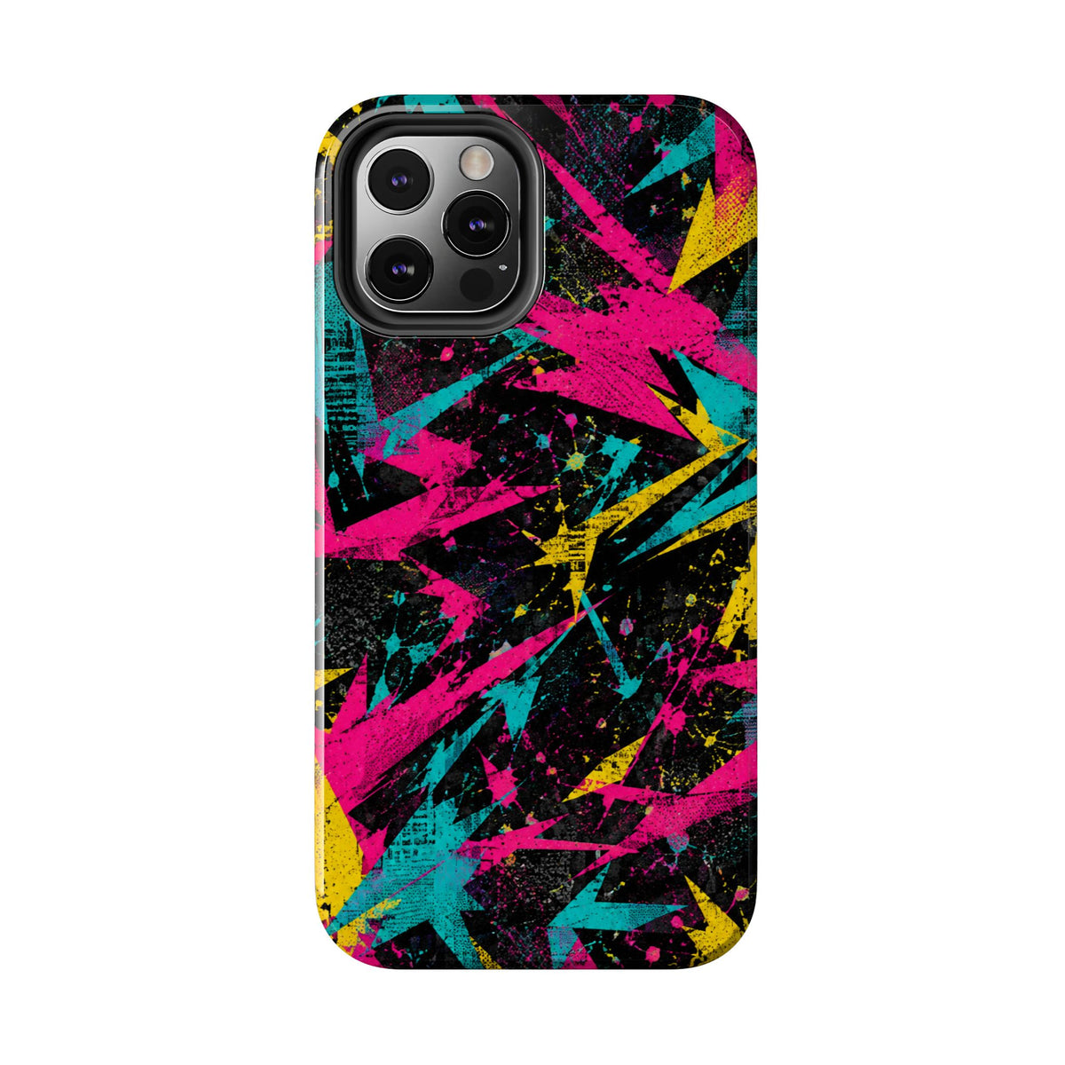 Abstract Neon Splash Tough Phone Case