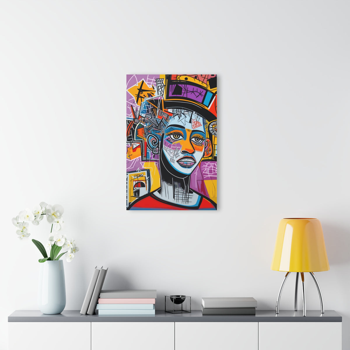 Colorful Urban Portrait Acrylic Print (French Cleat Hanging)