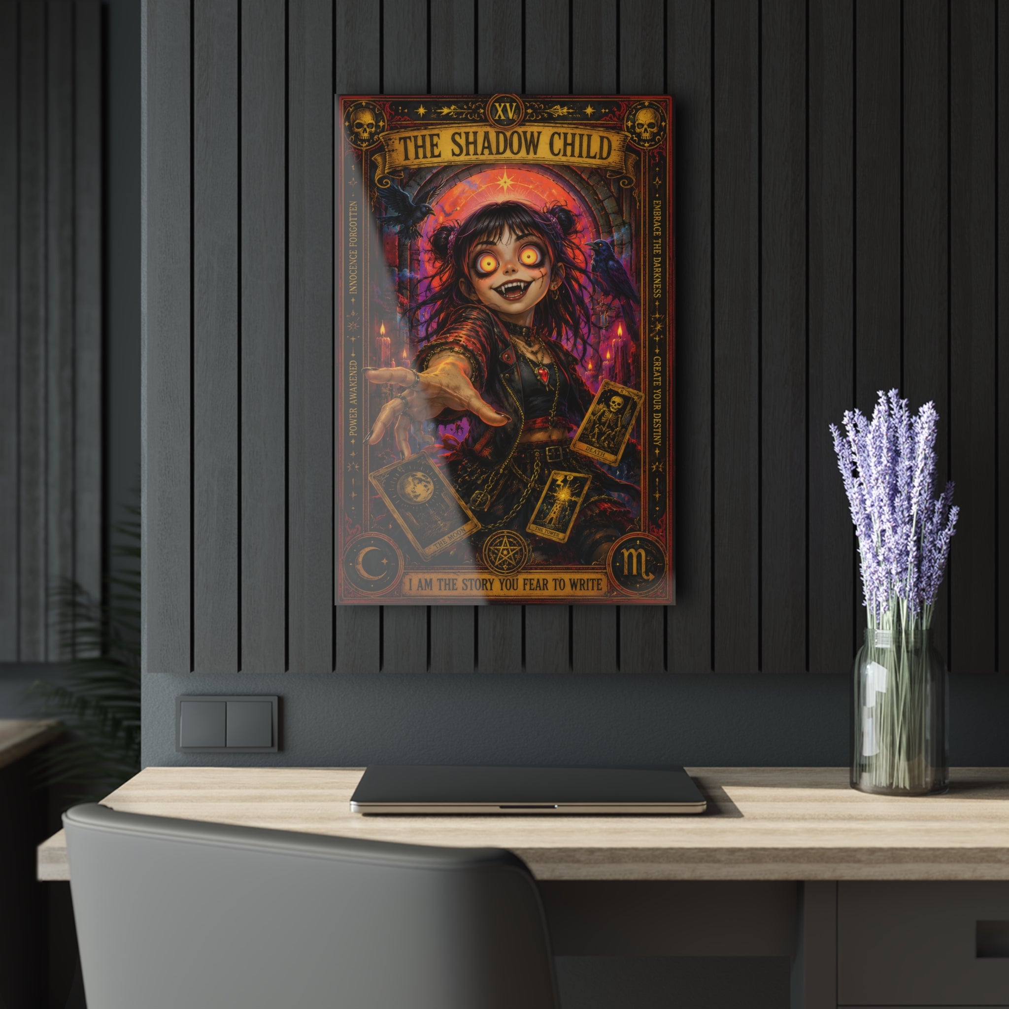 The Shadow Child Tarot Acrylic Print (French Cleat)