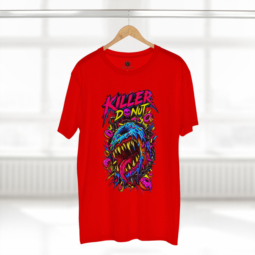 Killer Donut Graphic Tee — Neon Monster Skate Punk T-Shirt