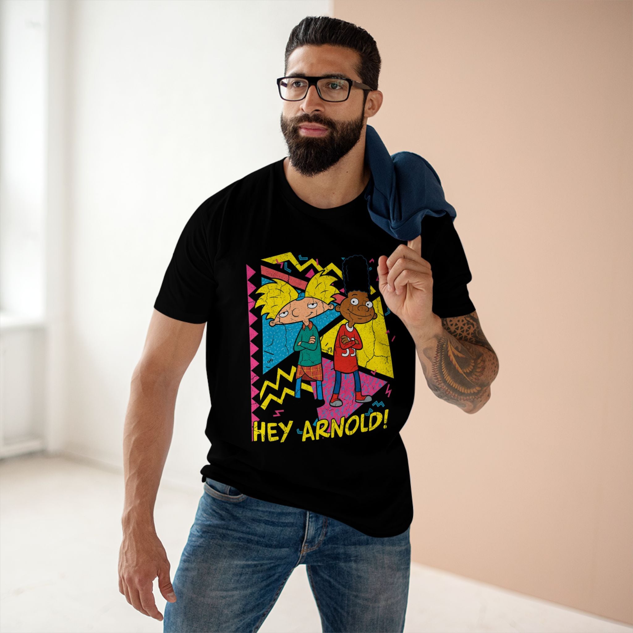 Hey Arnold! Retro 90s Cartoon Graphic Tee