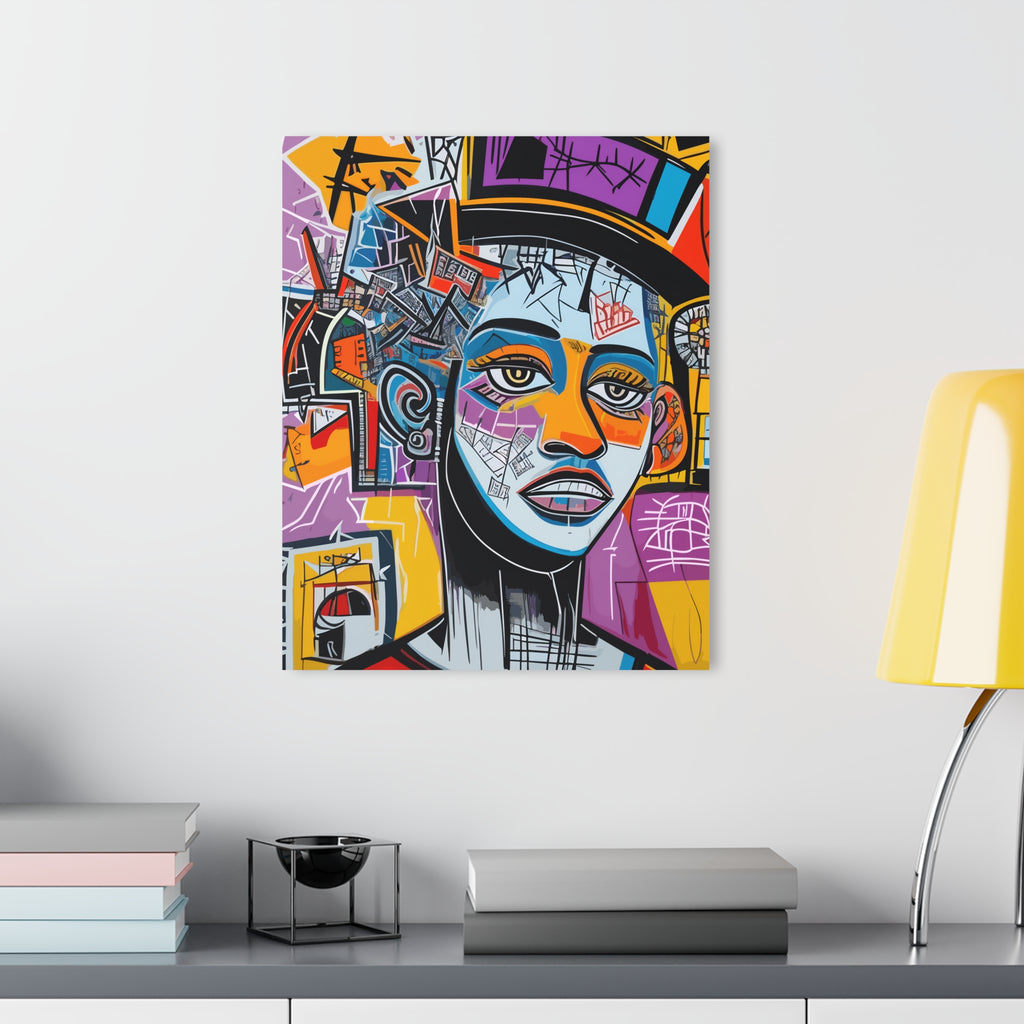 Colorful Urban Portrait Acrylic Print (French Cleat Hanging)