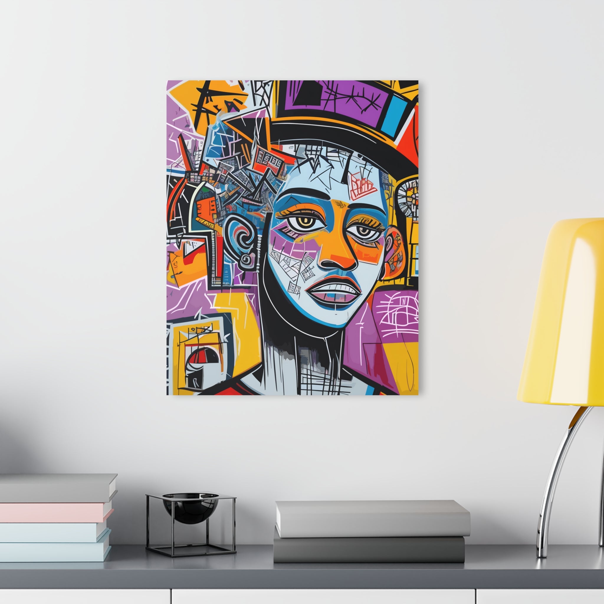 Colorful Urban Portrait Acrylic Print (French Cleat Hanging)