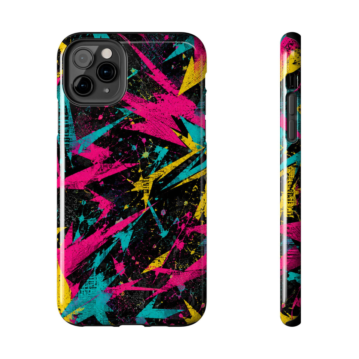 Abstract Neon Splash Tough Phone Case
