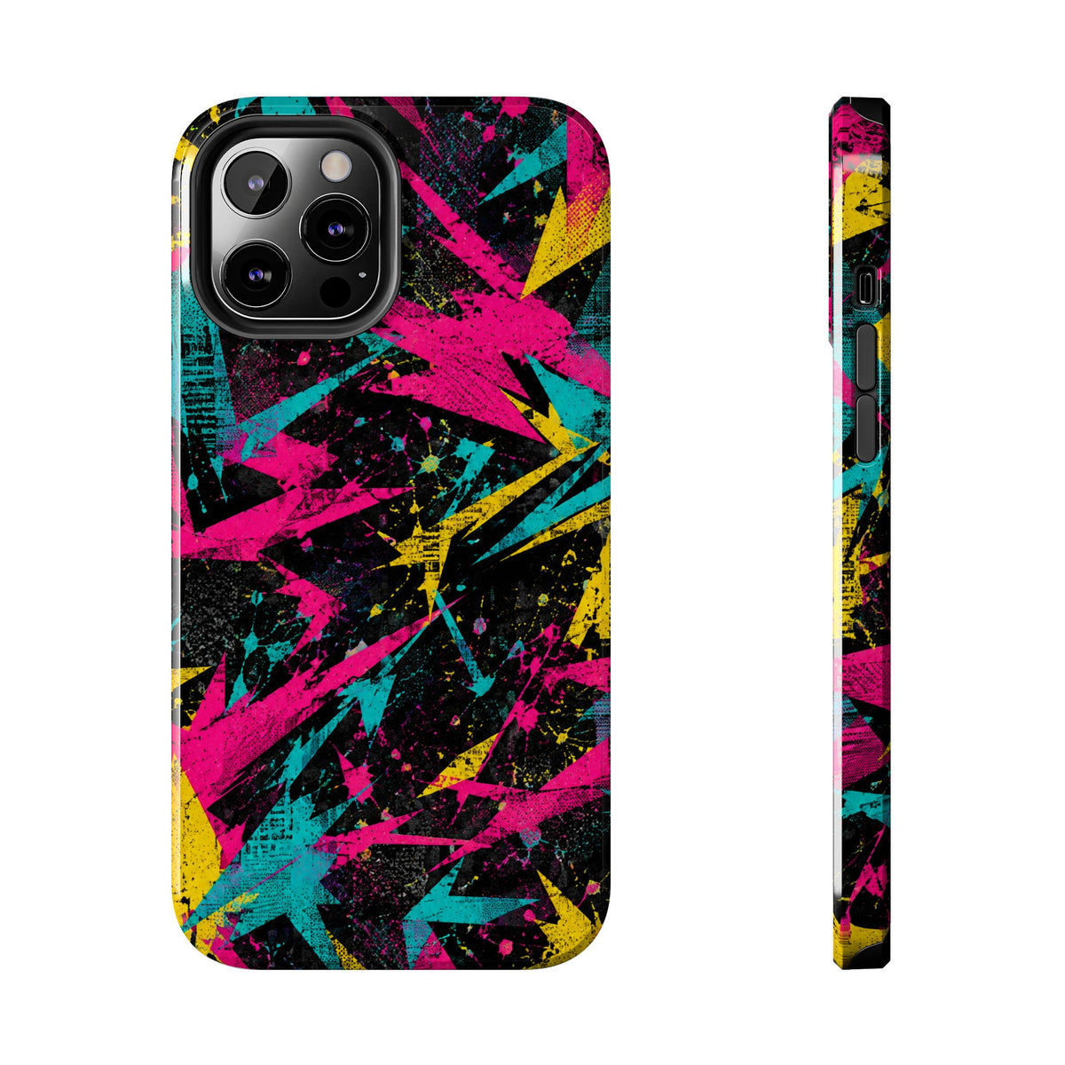 Abstract Neon Splash Tough Phone Case