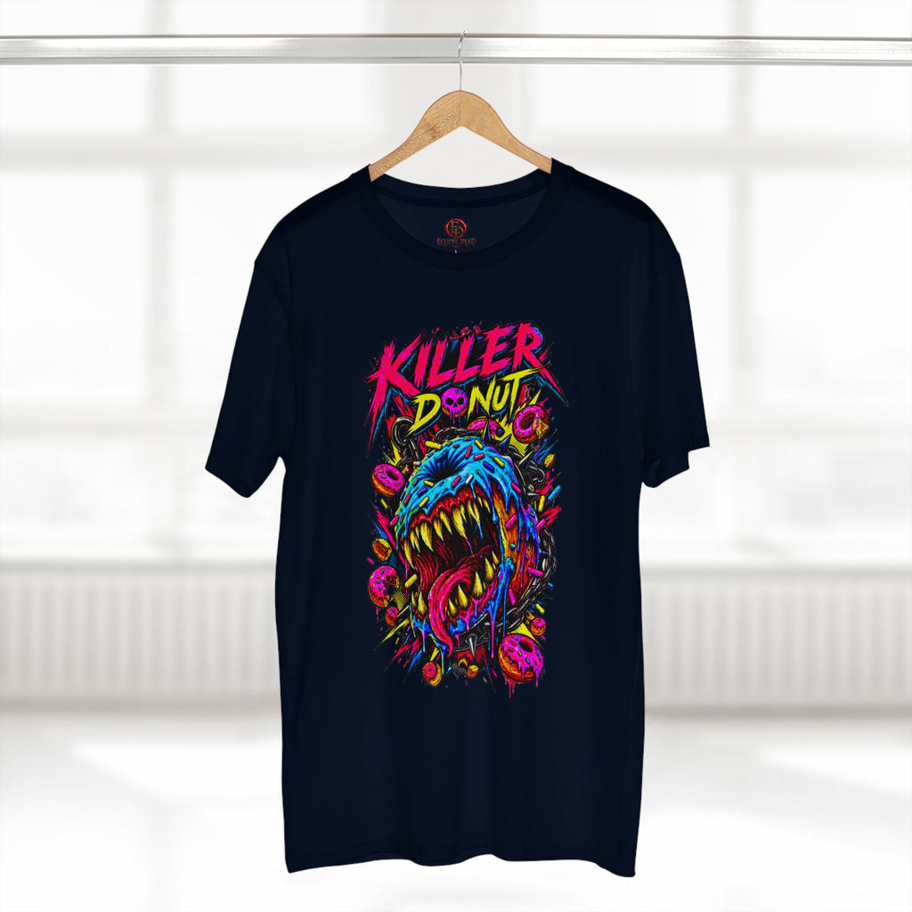 Killer Donut Graphic Tee — Neon Monster Skate Punk T-Shirt