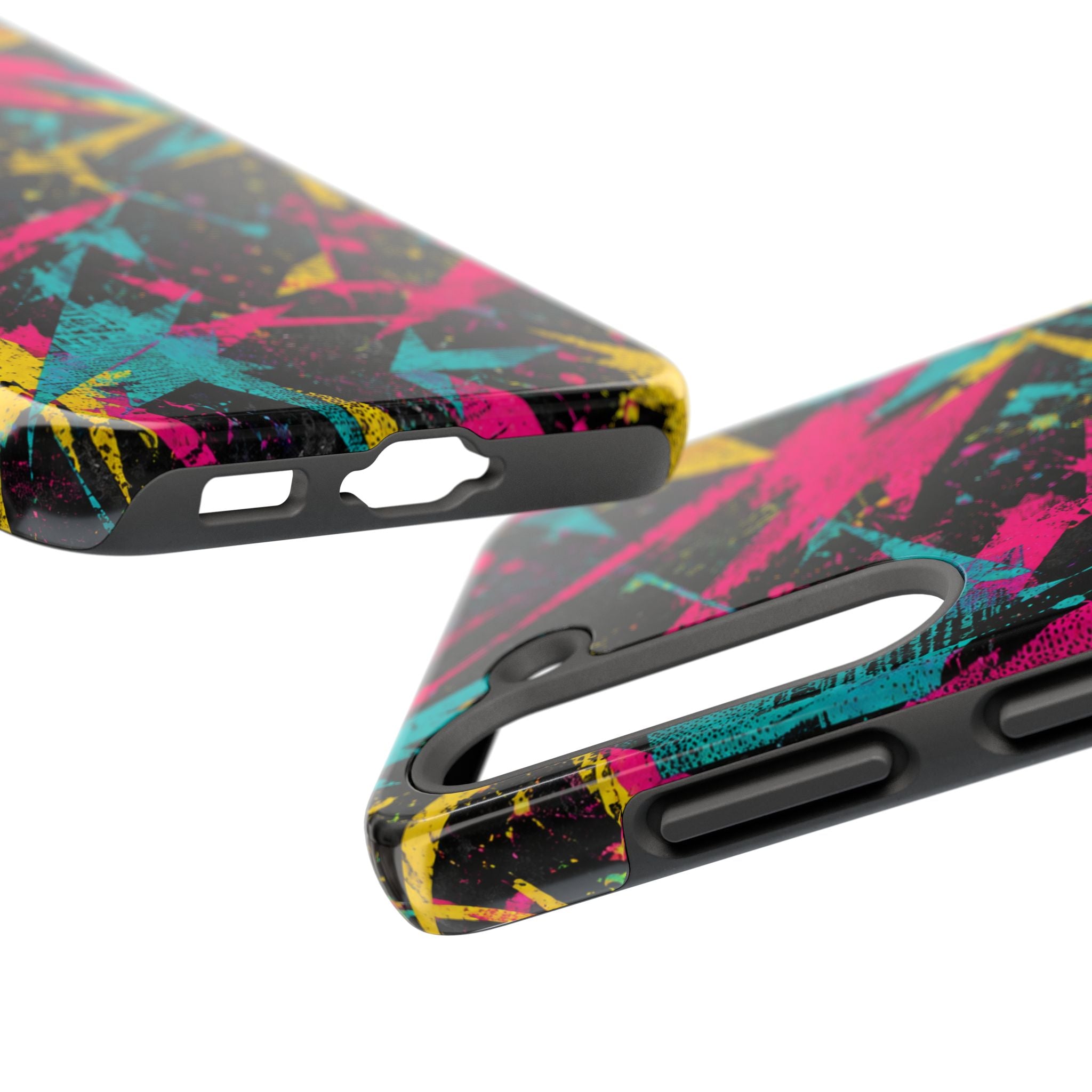 Abstract Neon Splash Tough Phone Case