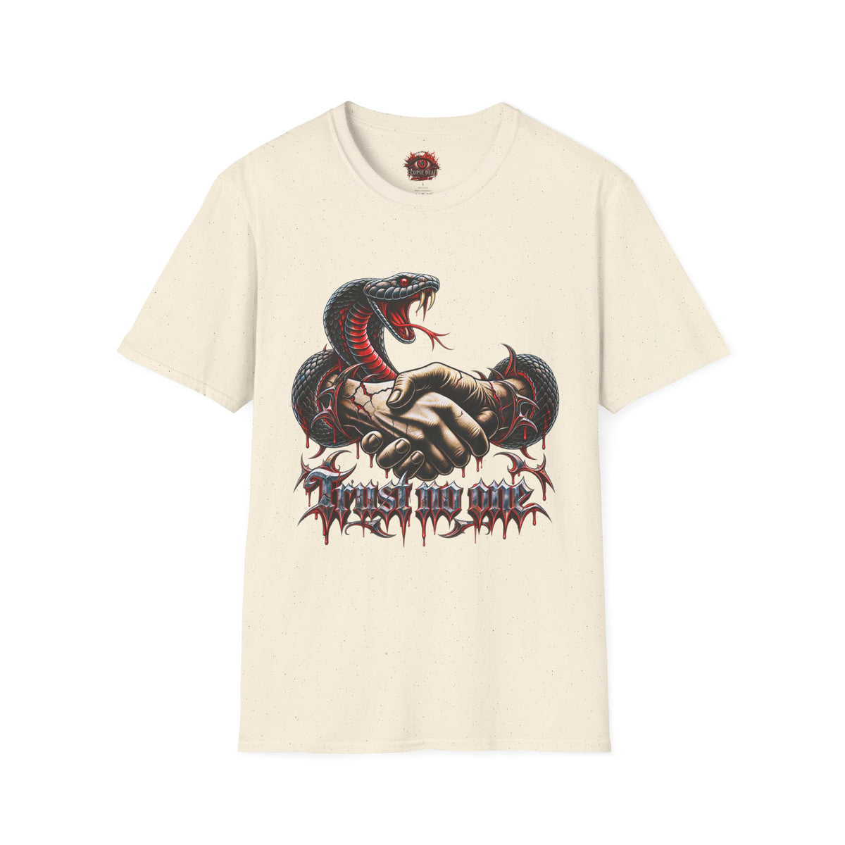 Trust No One T-Shirt — Venomous Serpent Graphic Tee