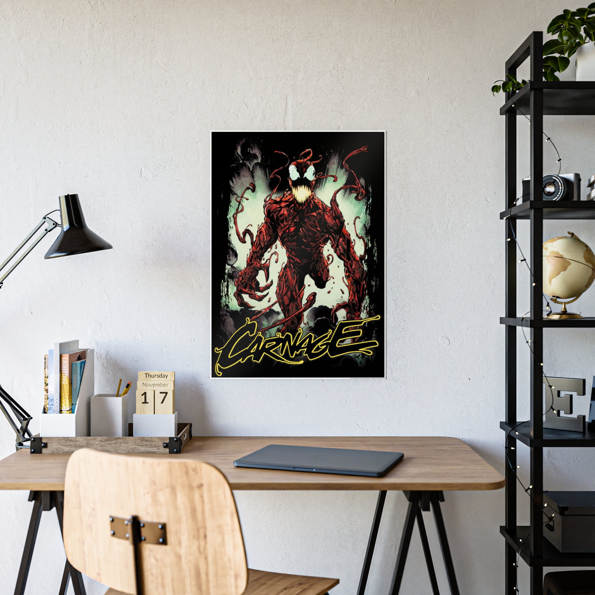 Carnage Gloss Poster — Marvel Symbiote Art Print