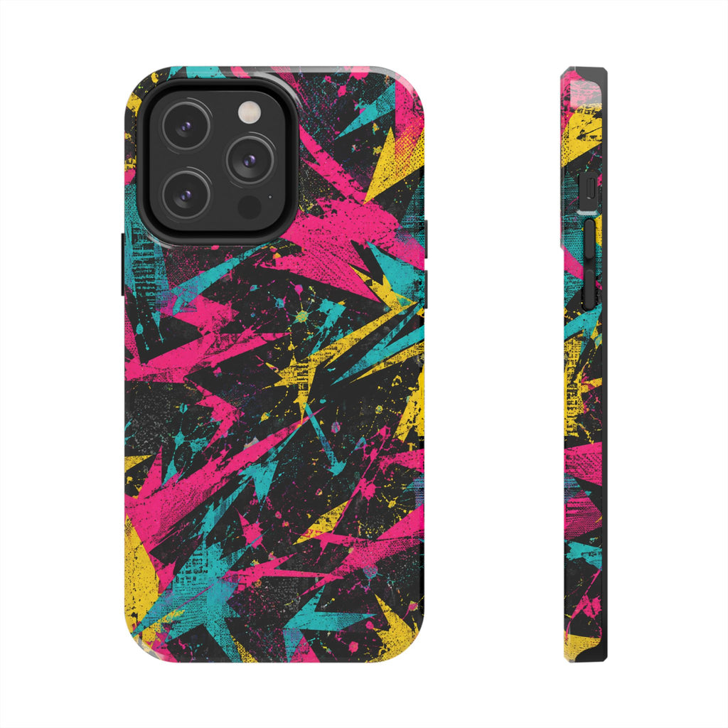 Abstract Neon Splash Tough Phone Case