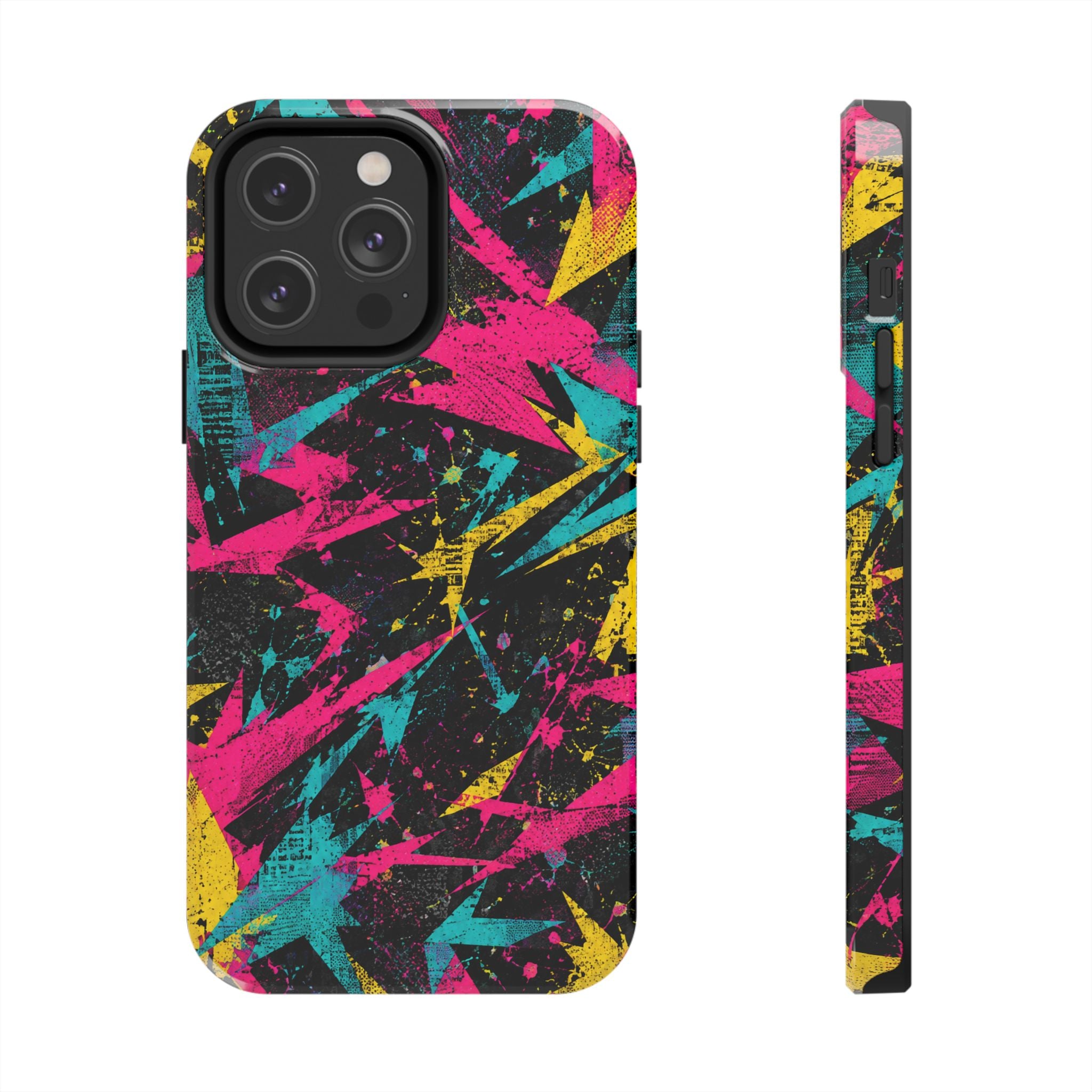 Abstract Neon Splash Tough Phone Case